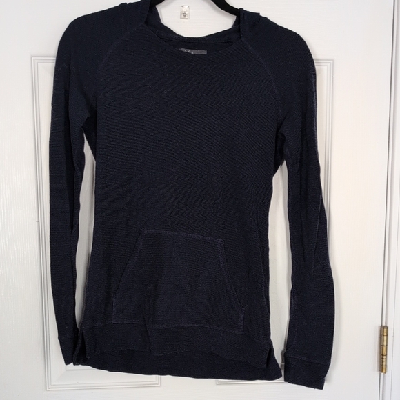 ibex Tops - Navy Wool Blend Baselayer